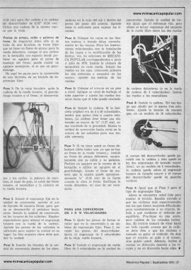 Taller de Bicicletas - Septiembre 1975