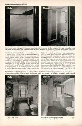 El Baño Ultramoderno de 1955 - Julio 1955