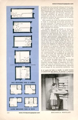 El Baño Ultramoderno de 1955 - Julio 1955