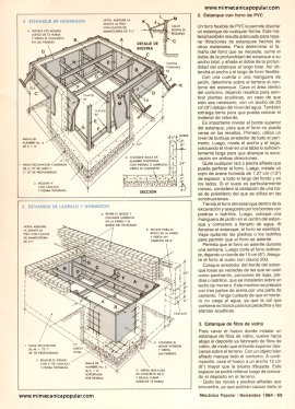 Redecore su patio con agua - Noviembre 1984