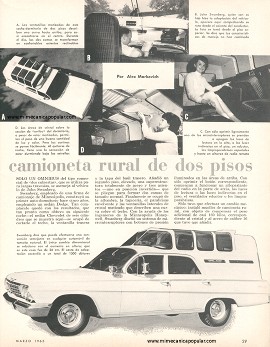 Camioneta rural de dos pisos - Marzo 1965
