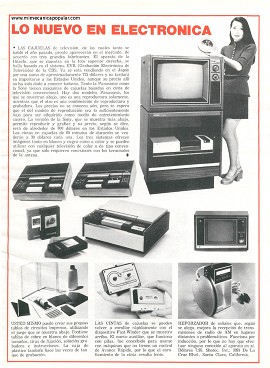 Lo Nuevo en Electrónica - Junio 1972
