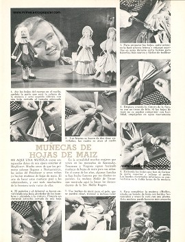 Muñecas de Hojas de Maíz - Abril 1963