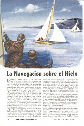 La Navegación sobre el Hielo - Diciembre 1949