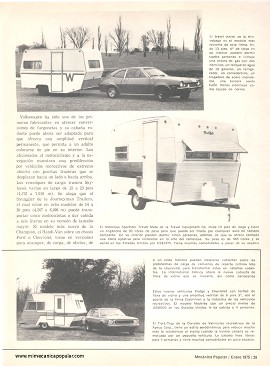 Pequeñas pero Prácticas Casas Móviles - Enero 1975