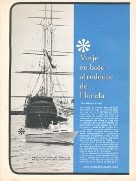 Viaje en bote alrededor de Florida - Enero 1971
