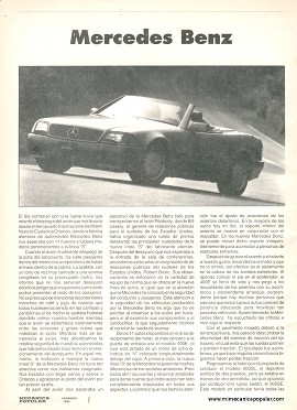 Mercedes Benz - Febrero 1992