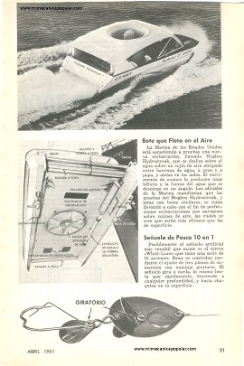 Bote que Flota en el Aire - Abril 1961