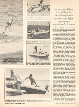 Botes inflables para deportistas - Octubre 1980