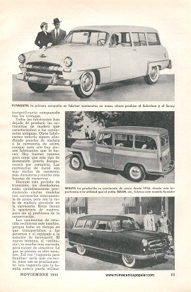 La Camioneta: Vehículo Servicial Por Excelencia - Noviembre 1953