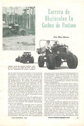 Carrera de Obstáculos En Coches de Pantano - Diciembre 1954