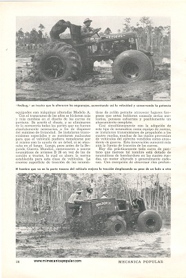 Carrera de Obstáculos En Coches de Pantano - Diciembre 1954