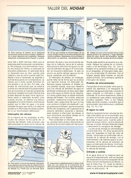 Cómo reparar un lavaplatos -Noviembre 1989