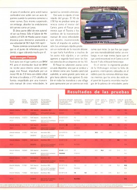 Comparamos nueve modelos de sedanes - Mayo 1997