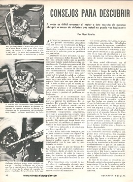 Consejos para descubrir problemas del encendido - Diciembre 1969