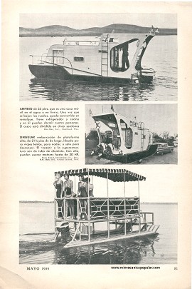 Curiosas Embarcaciones - Mayo 1959