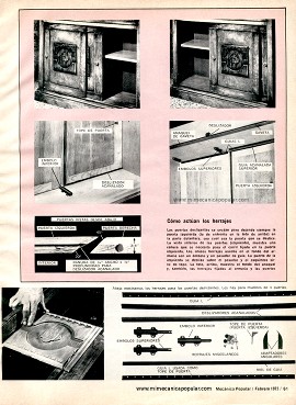 Haga este bello gabinete estilo colonial - Febrero 1972