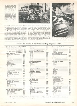 Informe de los dueños: Jeep Wagoneer - Diciembre 1969