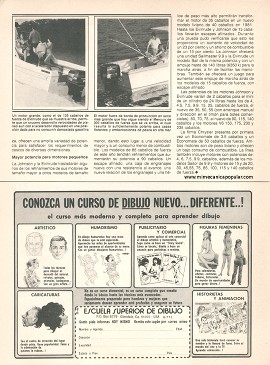 Motores fuera de borda más económicos - Febrero 1981