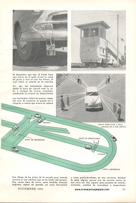 Pista de Autos para Aprendices -Diciembre 1954