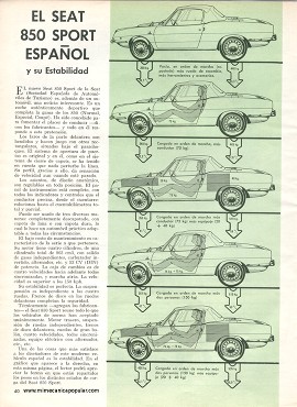 El Seat 850 Sport Español y su Estabilidad - Diciembre 1969