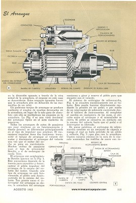 Conozca el Sistema Nervioso de su Auto - Motor de Arranque - Agosto 1952