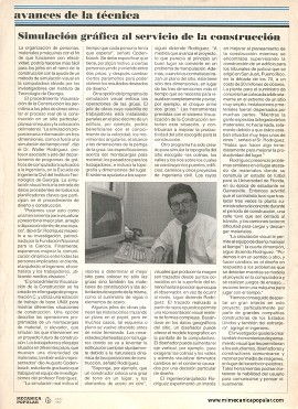 Avances... ...de la técnica - Julio 1992