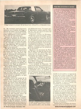 Informe de los dueños: Buick Regal con Turboalimentador - Noviembre 1978
