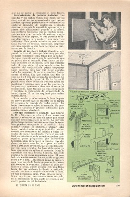 Cómo Reparar Enyesados - Diciembre 1951