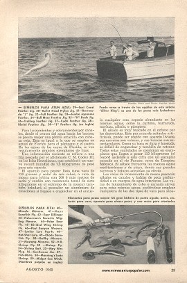 Para el pescador: Cómo Tentar a un Pez - Parte III - Agosto 1949