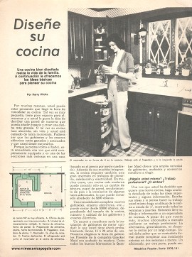 Diseñe su cocina - Junio 1978
