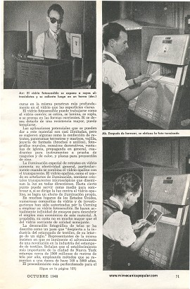 Fotos Sobre Tela y Vidrio - Octubre 1948