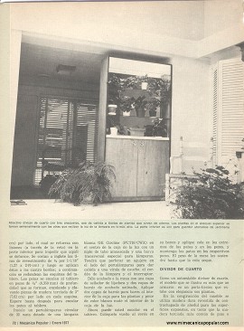 Haga su jardín dentro de la casa - Enero 1977