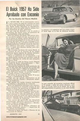 Informe de los dueños: Buick - Agosto 1957