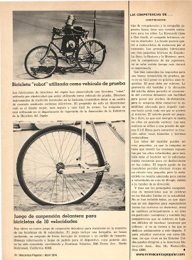 Las Competencias de Motos - Abril 1974
