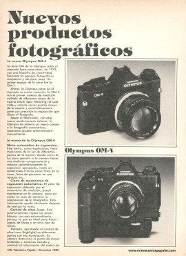 Lo Nuevo en Fotografía - Diciembre 1983