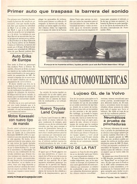 Noticias Automovilísticas - Junio 1980