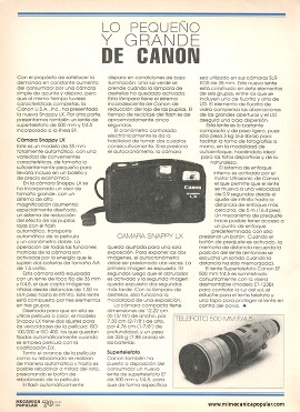 Lo Pequeño y Grande de Canon - Julio 1992