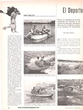 El Deporte de Navegar por los Rápidos - Octubre 1966