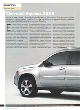 Chevrolet Equinox 2005 - Noviembre 2004
