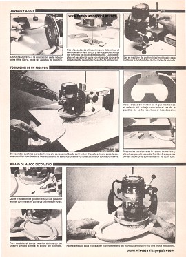 Cómo usar la rebajadora de espiga - Septiembre 1990