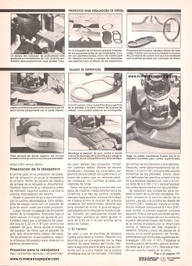 Cómo usar la rebajadora de espiga - Septiembre 1990