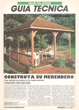 Construya Su Merendero - Septiembre 1990