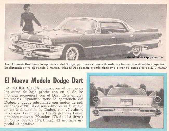 El Nuevo Modelo Dodge Dart - Enero 1960