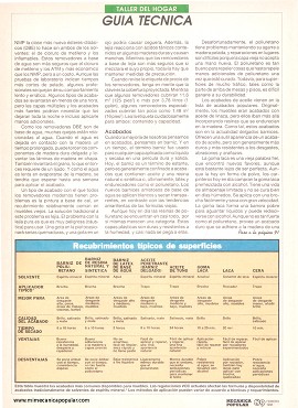 Selección de removedores y acabados - Febrero 1994