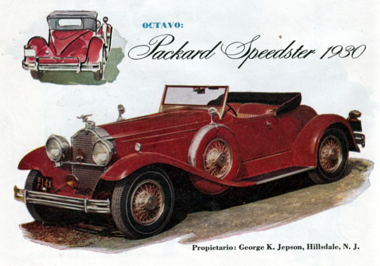 Octavo - Packard Speedster 1930