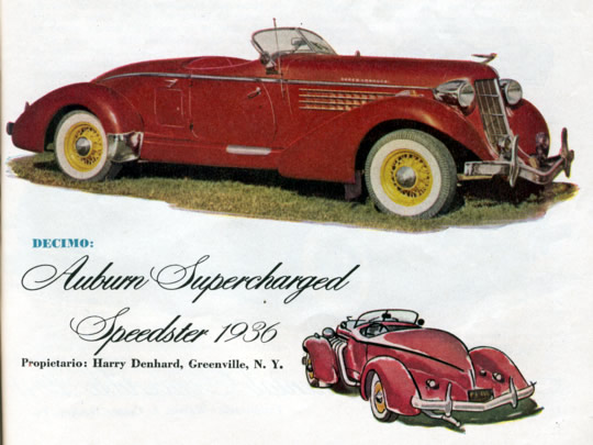 Decimo - Auburn Supercharged Speedster 1936