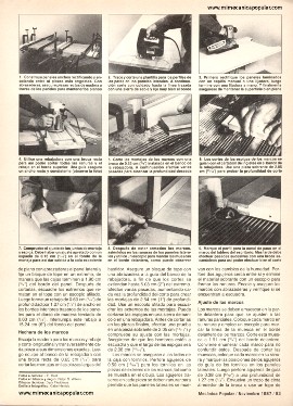 Construya su escritorio - Noviembre 1987