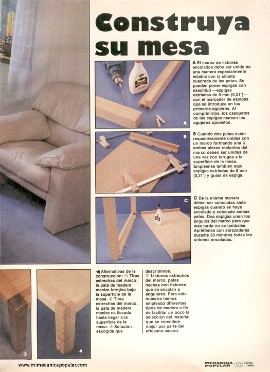 Construya su mesa - Junio 1990