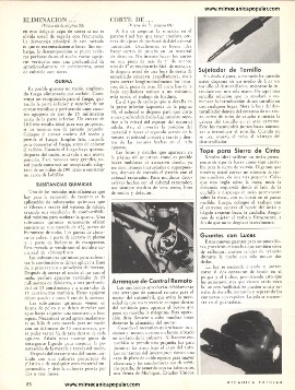 Eliminación de Tocones - Noviembre 1962